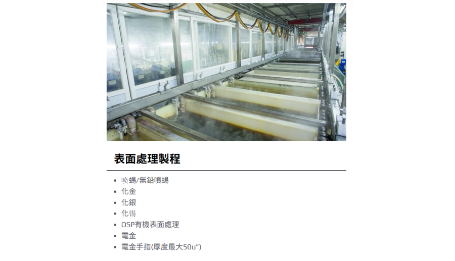 表面處理製程